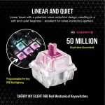 Corsair K70 RGB TKL  Champion Series Mechanical Gaming Keyboard Claviers Gaming Mécaniques- Cherry MX Silent RGB RED LINEAR & QUIET - Image 6