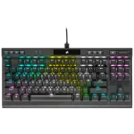 CORSAIR K70 RGB TKL – Champion Series Tenkeyless Optical-Mechanical Gaming Keyboard - OPX RGB Optical- Mechanical Keyswitches,LINEAR & HYPER-FAST Black