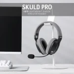 Redragon H878BG 3-Mode Wireless Blue Lighting Gaming Headset - Lightweight - 7.1 Surround Sound - 40MM Drivers - Detachable Microphone - Multi Platforms for PC, PS5/4/3, Switch, Mobile, - Black - Image 5