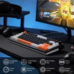 REDRAGON LANDSHAKER K714 MAGNETIC HALL EFFECT 75% 81 KEYS HYPER FAST ACTUATION MAGNETIC SWITCHRAPID TRIGGER TECHNOLOGY KNOB CONTROL WIRED MECHANICAL KEYBOARD - Image 2