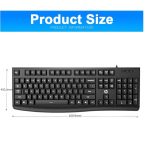 HP K200 WIRED USB Full Size Keyboard - Black - Image 4