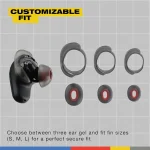 Skullcandy Method 360 ANC Wireless Earbuds, Sound by Bose, Bluetooth Headphones, Premium Noise Cancelling, Up to 40 Hrs Battery, Sweat and Water Resistant, Microphone for iPhone Android - True Black - Image 9