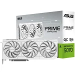 ASUS The Prime GeForce RTX™ 5070 OC Edition 12GB GDDR7 Graphics Card (PCIe® 5.0, 12GB GDDR7, HDMI®/DP 2.1, 2.5-Slot, Axial-tech Fans, Dual BIOS) , White