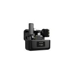 LENYES LM205 2-in-1 Artificial Intelligence Noise Cancelling Lavalier Microphone with Type-C and Lightning Connector, Black - Image 2