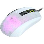 Roccat Burst Pro - Extreme Lightweight Optical Pro Gaming Mouse (high precision, optical Owl-Eye sensor (100 to 16,000 dpi), RGB AIMO LED lighting, only 68g, designed in Germany), white