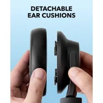 Anker Soundcore Q11i Wireless Over-Ear Bluetooth Headphones by Anker, Deep Bass, 60H Playtime, Hi-Res Audio, Detachable Ear Cushions, Multipoint Connection - Black - Image 3