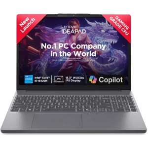 Lenovo NEW IdeaPad Slim 3 (2025) 13th Gen Intel Core i5 13420H 8-Cores High-Performance Processor w/ DDR5 Memory & IPS Full HD Display (Customized) - Luna Grey