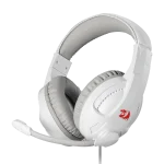 Redragon H211 Cronus White Wired Gaming Headset, Stereo Surround Sound, Noise-Canceling Microphone, Dynamic RGB Backlight, 40 mm Drivers, Over-Ear Headphones Works for PC/PS5/XBOX/NS