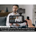 SAMSUNG T7 Portable SSD 1TB External SSD Speeds Up to 1,050MB/s USB 3.2 Gen 2 For Gaming, Students, Professionals - Gray - Image 5