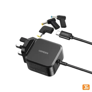 UGREEN 67W GaN Ultra Fast Charging Power Adapter with 3 DC Connectors Compact and Portable Design USB C Fast Charge Compatible with HP Asus Acer Lenovo Laptop iPad iPhone Macbook Pro
