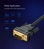 UGREEN 1.5 Meter VGA Male to Male 1080P@60Hz Cable – VG101 - 11630 - Image 2