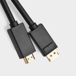 UGREEN Displayport Male to HDMI Male Cable 3m – Black (10203) 4K 30Hz 32 AWG – High-Quality DP to HDMI Cable in Black - Image 2