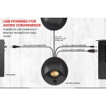 Creative Pebble Plus 2.1 USB Powered Desktop Speakers Far Field Drivers - Image 3