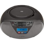 Aiwa BBTU-400BK Portable CD Radio with Bluetooth and USB, Color Display, RDS, FM PLL, Alarm Function, Colour Black - Image 3