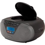 Aiwa BBTU-400BK Portable CD Radio with Bluetooth and USB, Color Display, RDS, FM PLL, Alarm Function, Colour Black - Image 4