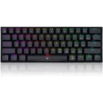 Redragon K630 Dragonborn 60% Wired RGB Gaming Keyboard, 61 Keys Compact Mechanical Keyboard with Linear RED Switch, Pro Driver Support, Black - Image 4