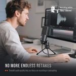FIFINE USB Microphone, Metal Condenser Recording Microphone for MAC OS, Windows, Cardioid Laptop Mic for Recording Vocals, Voice Overs, Streaming, Meeting and YouTube Videos - Image 3