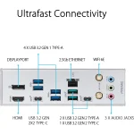 ASUS Prime Z790-A WiFi 6E DDR5 Intel 13th&12th Gen Motherboard 4x M.2 Intel 2.5 Gb LAN Thunderbolt 4 Aura Sync RGB Lighting - Image 2
