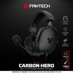 FANTECH HERO MH92 CARBON MULTI PLATFORM GAMING HEADSET (PS5 - PS4) BLACK - Image 2