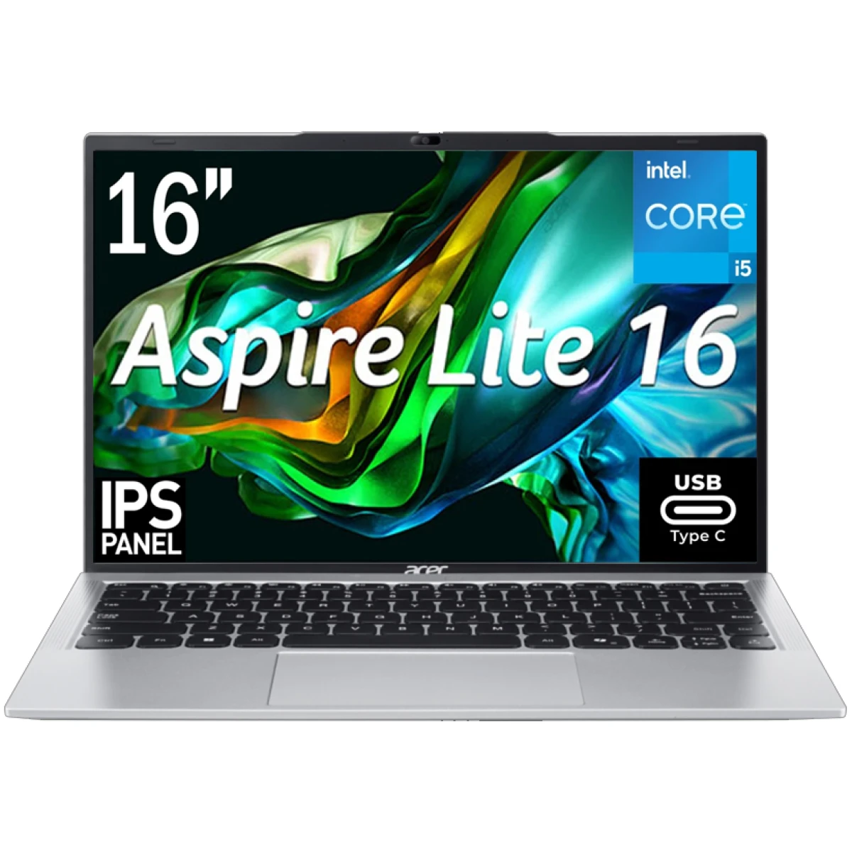 LG	Acer Aspire Lite 16 AL16-52P (2024) NEW 13th Gen Intel Core i5 10-Cores Slim Design w/ DDR5 Memory & 16″ IPS Full HD+ Display & USB C Charging (Customized) – Silver |	NX.J5REM.002	|