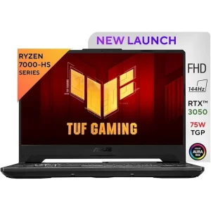 Laptop ASUS TUF Gaming A15 | AMD Ryzen™ 7 7435HS Nvidia Geforce RTX™ 3050 4GB DDR6, 15.6-inch FHD 144Hz – Graphite Black