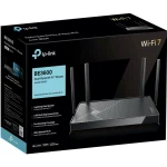 Tp-link Archer BE220 Dual-Band BE3600 WIFI 7 Dual-Band Wi-Fi 7 Router WiFi 7 Up to 3.6Gbps Speeds, Full Gigabit WAN/LAN Ports, 4 External Antennas, EasyMesh