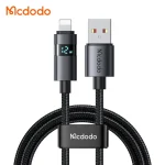 Mcdodo 652 6A 66W USB-A to USB-C Cable With Horizonral LED Display 1.2M Fast Charging