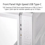 ASUS TUF GT502 Plus Dual Chamber Design Independent Cooling Zones for The CPU & GPU w/ Pre-installed 4 ARGB Fans - White - Image 3
