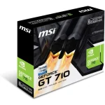MSI Nvidia GeForce GT 710 2GB DDR3 PCI Express 2.0 x16 Low Profile Video Card