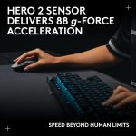 Logitech G PRO 2 Lightspeed Wireless Gaming Mouse, Right- or Left-Handed Mouse with up to 4 Customizable and Switchable Magnetic Side Buttons, 32K DPI Sensor, USB-C Charging, for PC/Mac - Black - Image 7