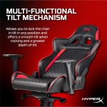 HyperX Blast Gaming Chair - Ergonomic Gaming Chair, Leather Upholstery Video Chair - Red Black PC Racing Tilt Gaslift Foam Armrests Office Secret Hyper X Chair Lab - Image 6