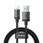 MCDODO CA-203 1 Meter 3A Phone USB-A Lightning Cable with Charging Light