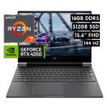 Victus by HP (2025) 15-fb3093dx NEW 7Gen AMD Ryzen 7 6-Cores w/ Nvidia RTX 4050 6GB & 144Hz Display - Mica Silver