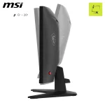 MSI MAG 244C 24" Curved 1500R Full HD 180Hz 1ms HDR Ready AMD FreeSync Frameless Night Vision w/ Anti-Flicker & Less Blue Light - Black - Image 4