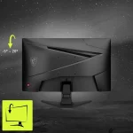 MSI MAG 244C 24" Curved 1500R Full HD 180Hz 1ms HDR Ready AMD FreeSync Frameless Night Vision w/ Anti-Flicker & Less Blue Light - Black - Image 5