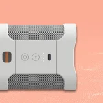 Skullcandy Terrain Mini Wireless Bluetooth Speaker - IPX7 Waterproof Portable with Dual Custom Passive Radiators, 14 Hour Battery, Nylon Wrist Wrap, & True Stereo - Bone - Image 3