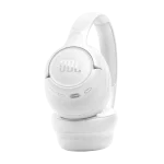 JBL Tune 730 BT Wireless Over-Ear Headphones with JBL Pure Bass Sound, Bluetooth 6.0, Foldable Design, Audio Cable, 76-Hour Battery Life and Google Fast Pair/Microsoft Swift Pair - White
