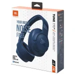 JBL TUNE 770NC Adaptive Noise Cancelling Over-Ear Bluetooth 5.3 Up to 70H battery Speed Charge Lightweight Comfortable & Foldable design - Dark Blue