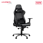 HyperX Blast Gaming Chair – Ergonomic Gaming Chair, Leather Upholstery Video Chair – Red Black PC Racing Tilt Gaslift Foam Armrests Office Secret Hyper X Chair Lab -Balck