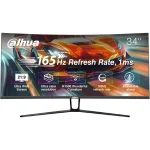 Dahua LM34-E330C Gaming Curved Monitor, 34" WQHD VA Display, 165Hz Refresh Rate, 1ms (MPRT) Response Time, 1500R Curvature, Adaptive-Sync Technology, 21 9 Aspect Ratio, Black