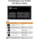 Thermaltake Toughpower GF1 850W 80+ Gold SLI/ CrossFire Ready Ultra Quiet 140mm Hydraulic Bearing Smart Zero Fan Full Modular Power Supply PS-TPD - Image 8